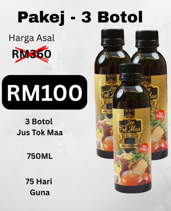 JUS TOK MAA - 3 BOTOL